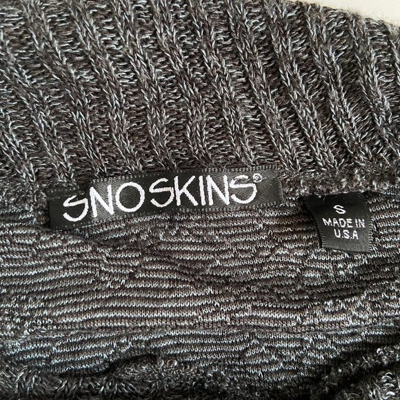 Snoskins Women size S gray Shawl Collar pullover sweater made in USA - Picture 2 of 10